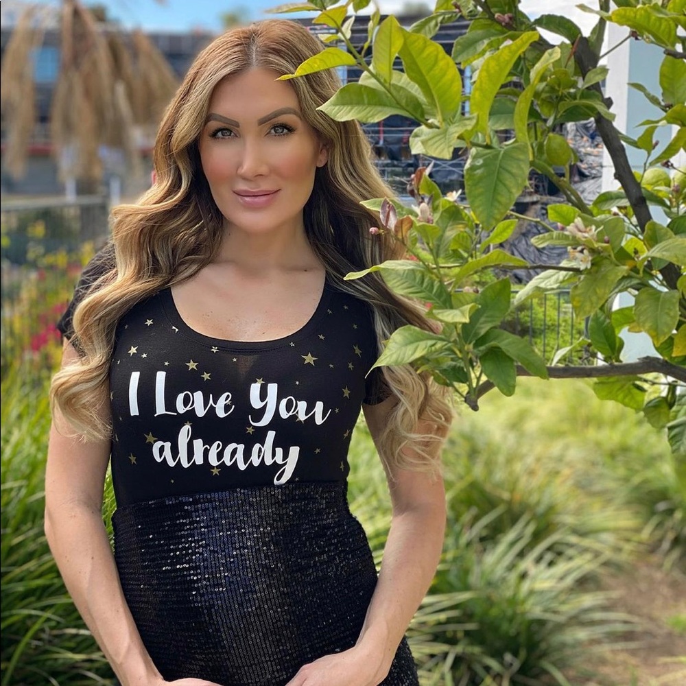 Maternity Top I love you already.